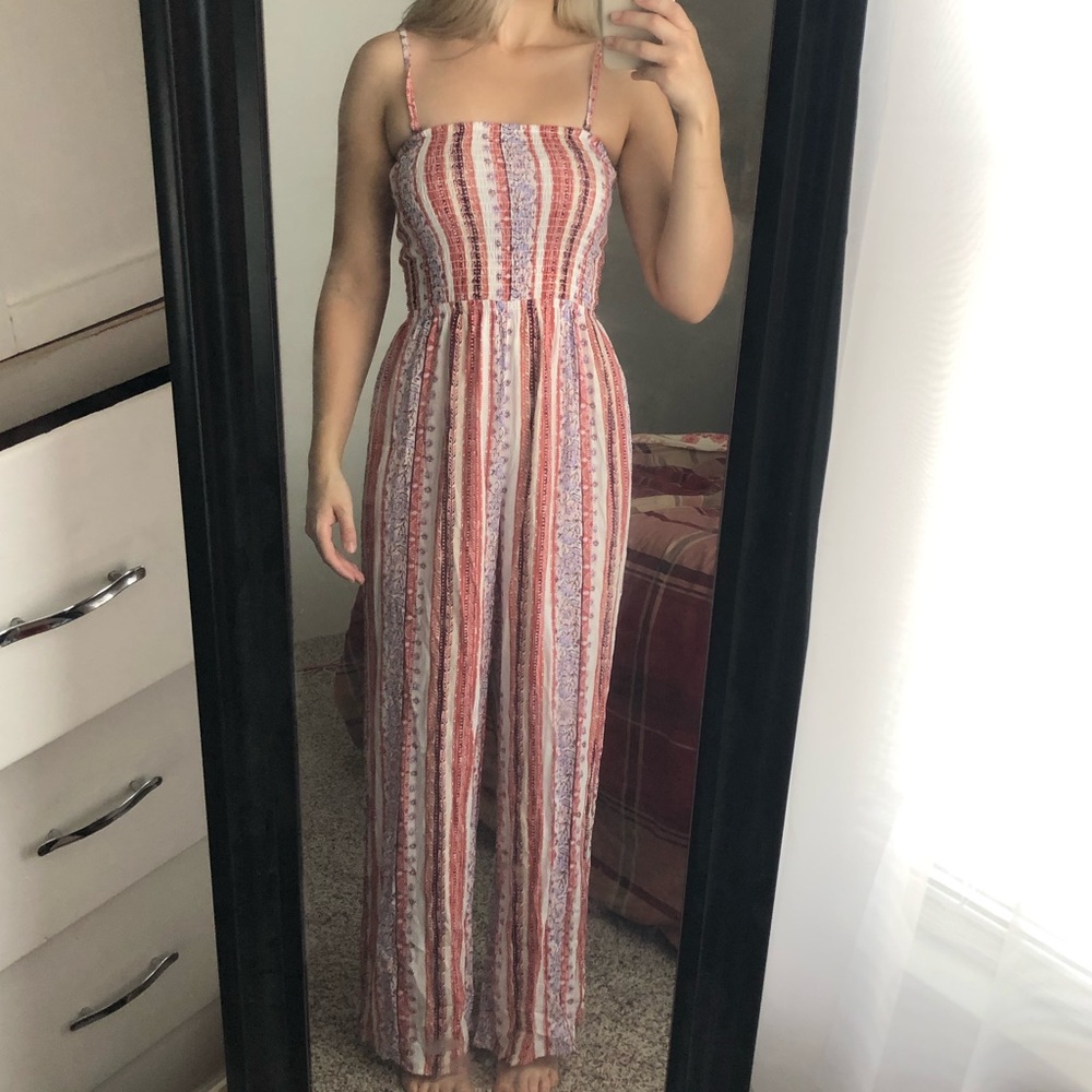 Floral Boho Wideleg Jumpsuit